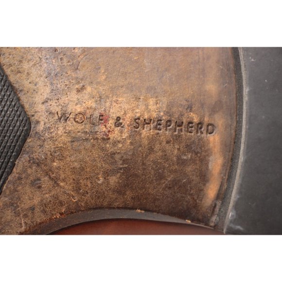 WOLF & SHEPHERD  Brown Ringer Leather Penny Loafers Men's Size 10.5 Dress Shoes - Picture 9 of 12